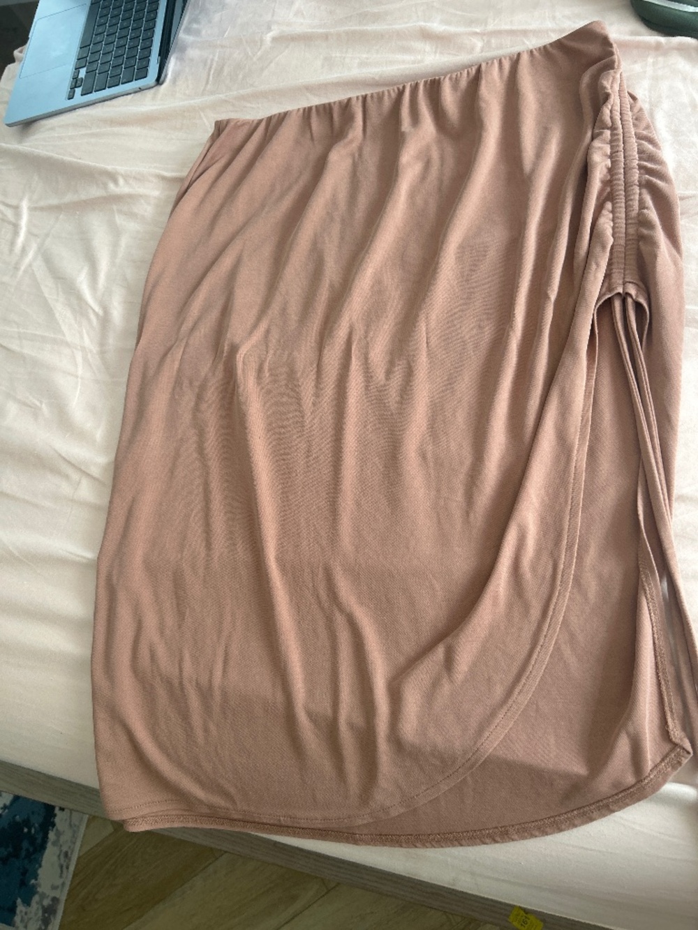 Open Edit TanRuched Skirt